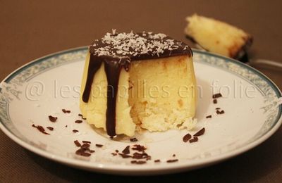 Gateau chococo en deux textures