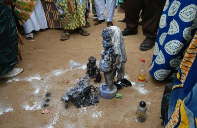 VAUDOU GAMBABA DE RICHESSE 7 fete du vodoun Ouidah le fetiche est le vodoun