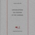 Géographies de steppes et de lisières, d'Anna Milani (éd. Cheyne)