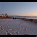 La Côte d'Azur sous la neige