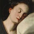 Frans Floris (attribué à) (1516-1570) Jeune femme endormie 