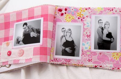 Album photos en tissus pour petites photos !