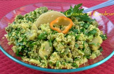 Salade orientale de fèves au boulghour