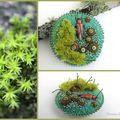 Broche petit jardin ...