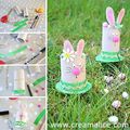 ❀ ✄ DIY Lapin Pâques Récup' / DIY Toilet Paper Roll Easter Bunny ✄ ❀