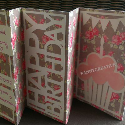 Carte pour l'anniversaire de Mamy