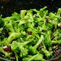 Salade brocoli-canneberges 