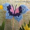 Un papillon au crochet