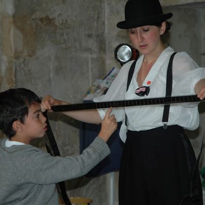 Présentation des "Portes du Temps" à Ecouen