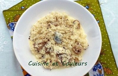 Chou-fleur comme un risotto au gorgonzola 