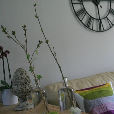 Lilas en bouton... deco de pâques