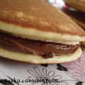 Dorayaki ou pancake japonais au nutella