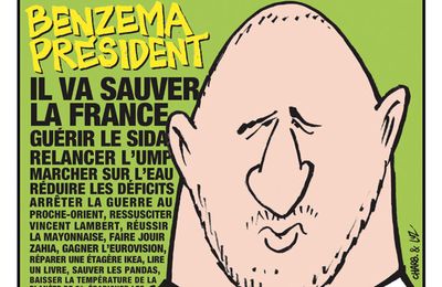 Benzema président - Charlie Hebdo N°1149 - 25 juin 2014