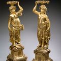 Paire de statues. Première moitié du XVIIIème siècle