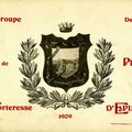 Groupe de forteresse : 4e bataillon du 149e R.I. année 1909