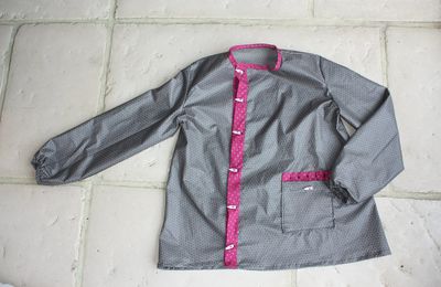 Blouse d'écolier imperméable