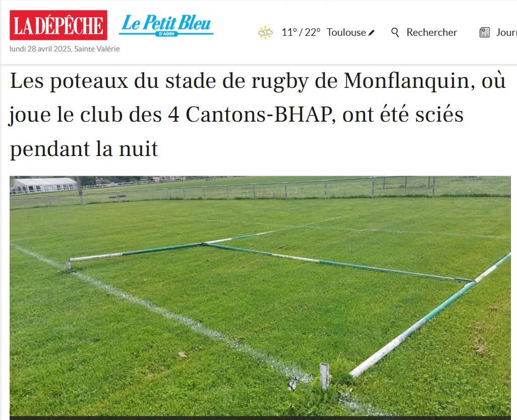 entre les poteaux