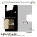 Challenge Copycat sur Oscraps