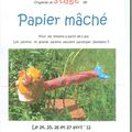 Vacances de Printemps : "Stage de Papier mâché"