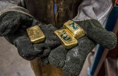 Einfuhr von Gold aus Afrika