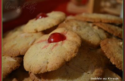 Sablés aux amandes et kirsch