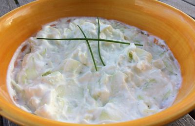 Tzatziki - Salade de concombre Grecque