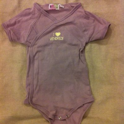 Body manches courtes - 3 mois