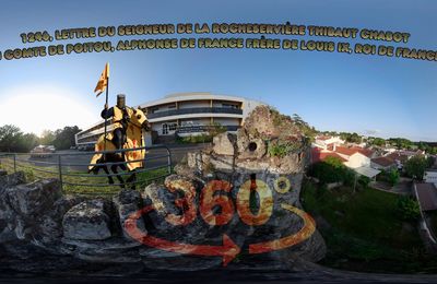 1246, Lettre du seigneur de la Rocheservière Thibaut Chabot au comte de Poitou, Alphonse de France frère de Louis IX