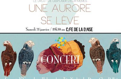Gabon:"Une Aurore Se Lève" au Café de Danse (Paris) 21 Janvier 2017