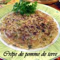 Crêpe de pomme de terre