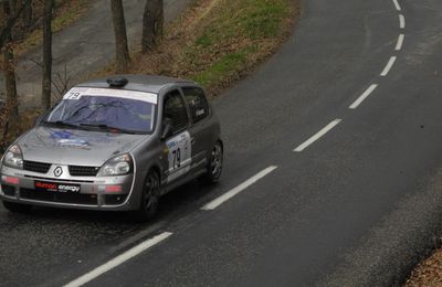 rallye du pays du gier 42 championnat Suisse 2014  clio