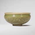 A carved Yaozhou ‘floral’ bowl, Northern Song dynasty (960-1279)