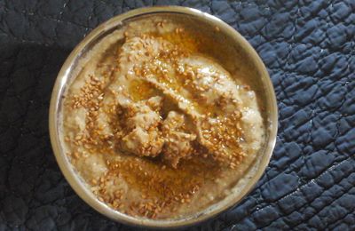 Baba Ganoush ou Caviar d'Aubergines aux graines de Sésame