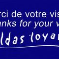 "Merci de votre visite." "Thanks for your visit."