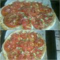 Pizza blanche à la tomate