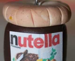 pot de nutella en fimo