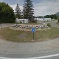 Rond-point à Saint-Honoré