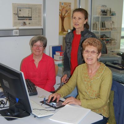 Les ateliers informatiques de la médiathèque...