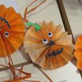 Citrouille d'Halloween en papier