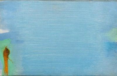 Olivier Debré (1920-1999), Bleu pâle, Royan, 1975