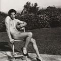 "Hommage à Helmut Newton" par Karl Lagerfeld pour Purple Magazine