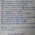 La lettre au Père Noël.