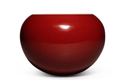 A rare copper-red-glazed bowl, Qing dynasty, 18th century
