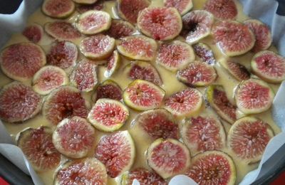 Gateau Moelleux aux Figues Fraiches