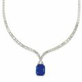 A sapphire and diamond necklace, by Kern