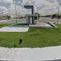 Rond-point à Merida (Mexique)