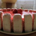 Bavarois rhubarbe/fraise