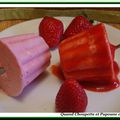 MOUSSES GLACEES AUX FRAISES