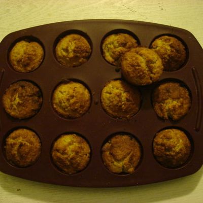 Muffins au flocons d'avoine et à la banane