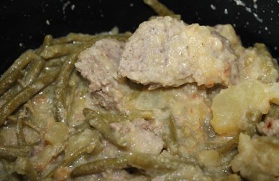 poêlé haricot vert pomme de terre au curry au cookeo 